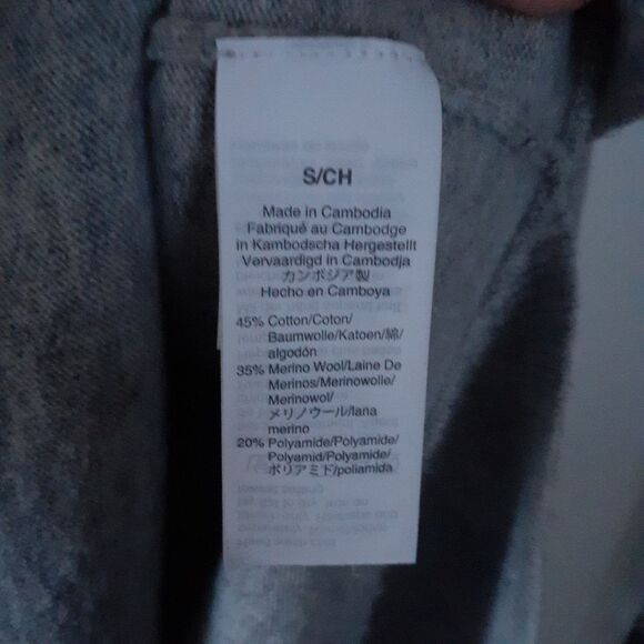 J. Crew Sweater Gray Tunic Sweater Crew Neck Sweater Womens S j.crew factory - Picture 3 of 9